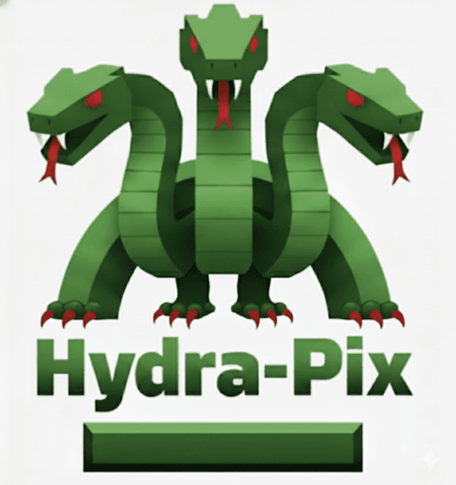 Hydra-Pix 3D Logo