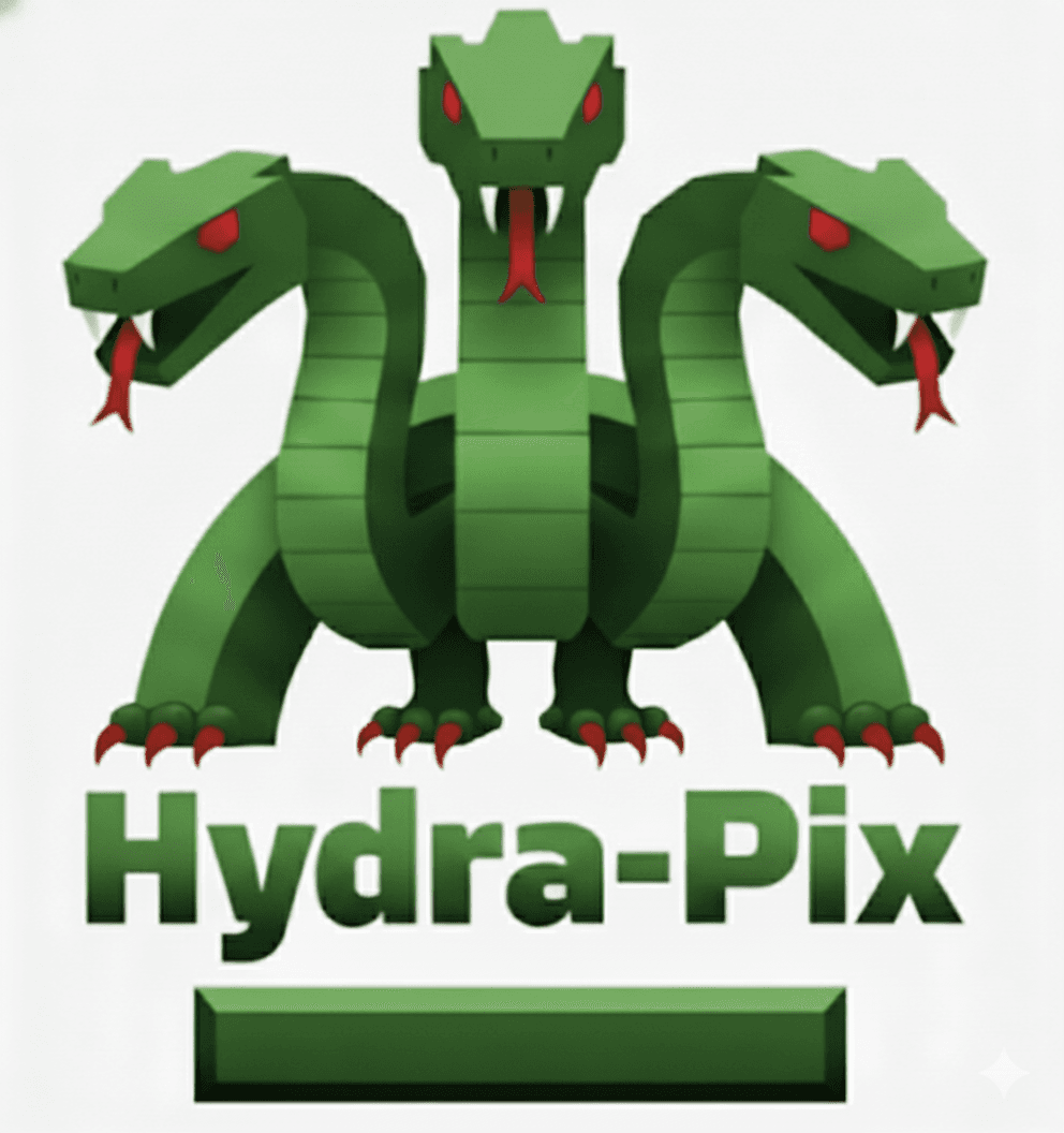 Hydra-Pix 3D Logo